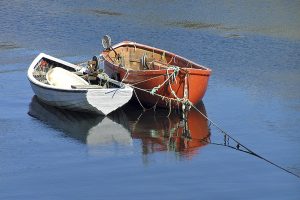 Boote auf Canadischem See