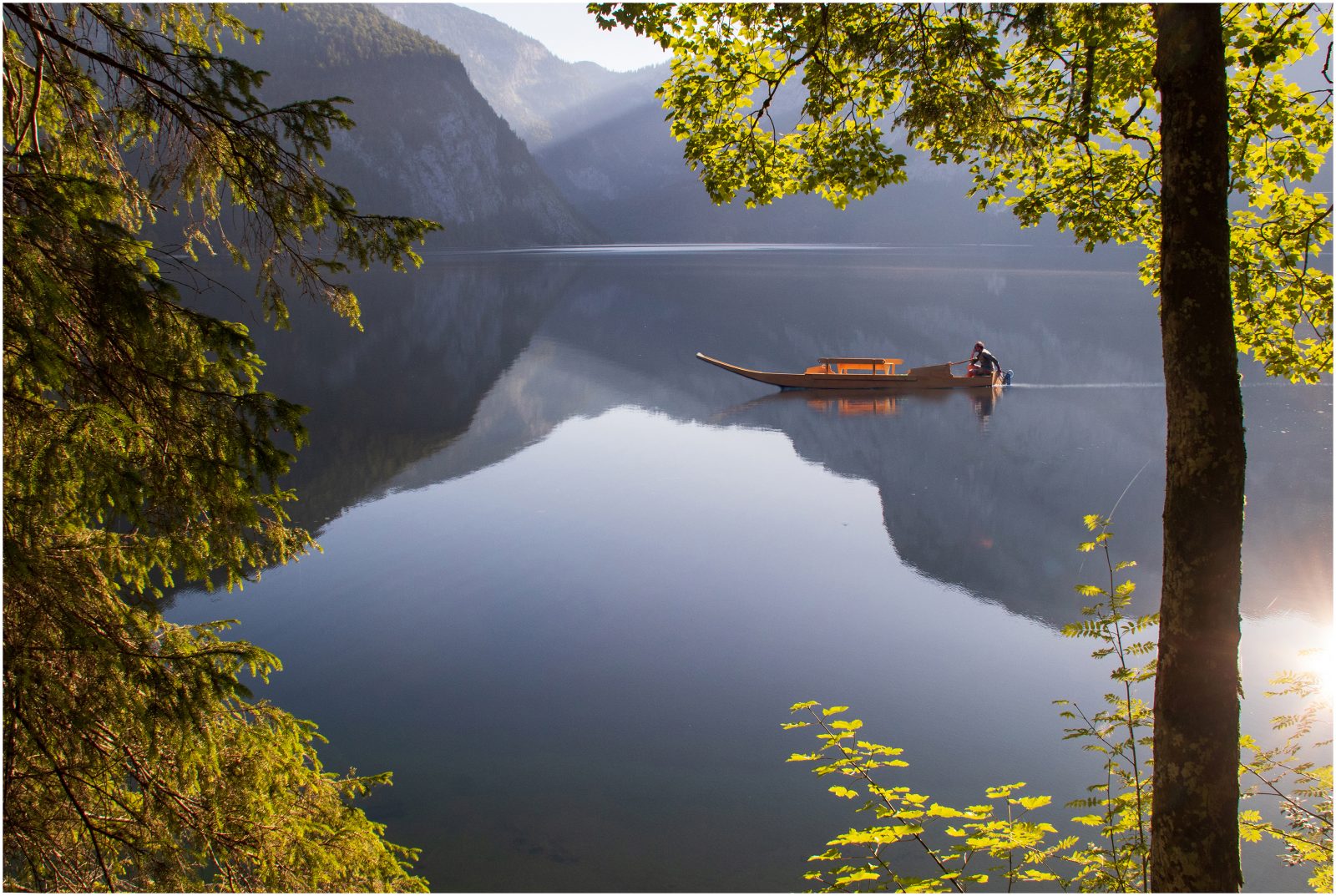 Plätte am Altausseer See