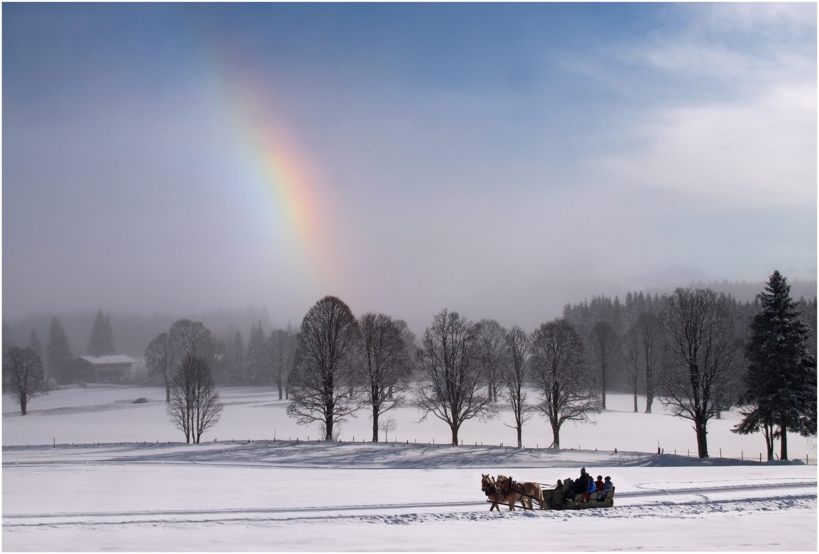 "Schneebogen" in der Ramsau