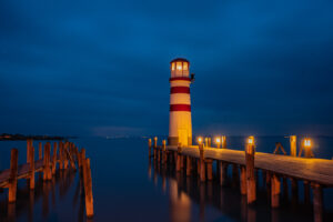 Podersdorf bei Nacht