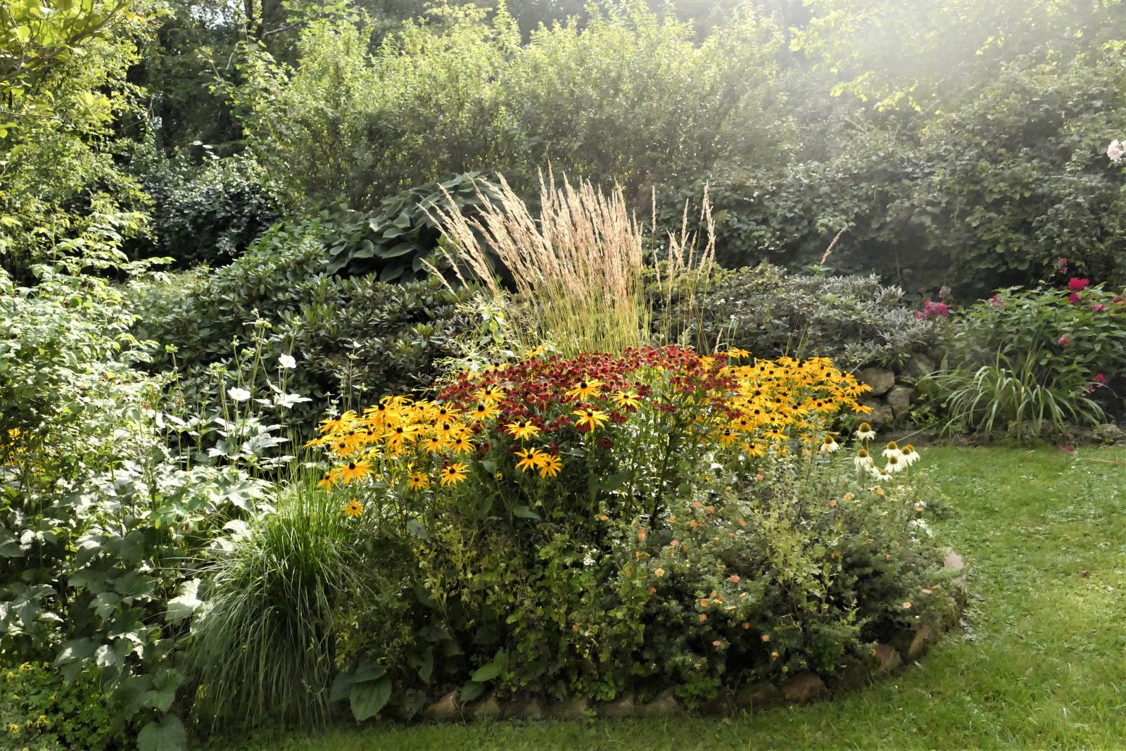 a sight of an English Garden